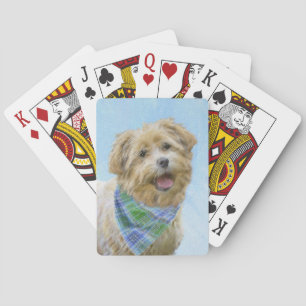 Glen of Imaal Terrier Painting - Original Hund Art Casinokort