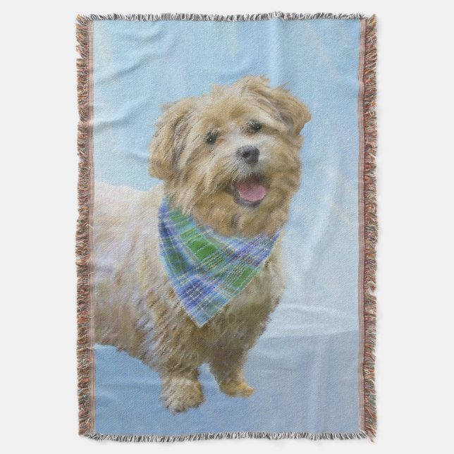 Glen of Imaal Terrier Painting - Original Hund Art Filt (Framsidan Vertikal)