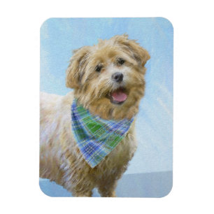 Glen of Imaal Terrier Painting - Original Hund Art Magnet