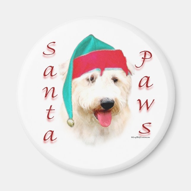 Glen of Imaal Terrier Santa Tassar Magnet (Framsidan)