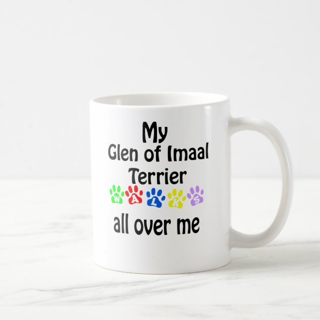 Glen of Imaal Terrier Walks Design Kaffemugg (Höger)