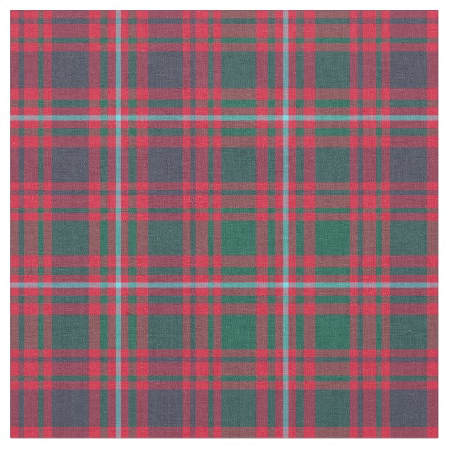Glen Orchy District Tartan Tyg (Närbild)