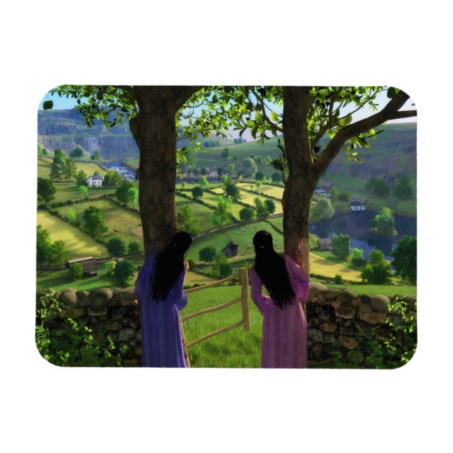 Glen på Twillingarna Flexible Magnet (Horisontell)