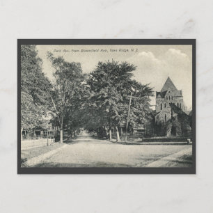 Glen Ridge, New jersey 1909 Vintage Vykort