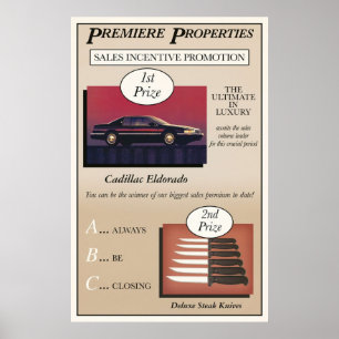 Glenarry Glen Ross Sales Poster