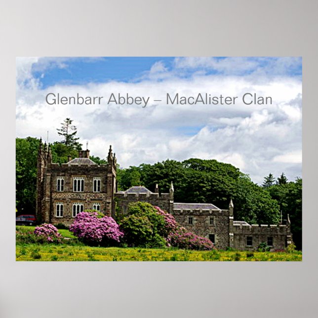 Glenbarr Abbey - MacAlister Klan Poster (Framsidan)