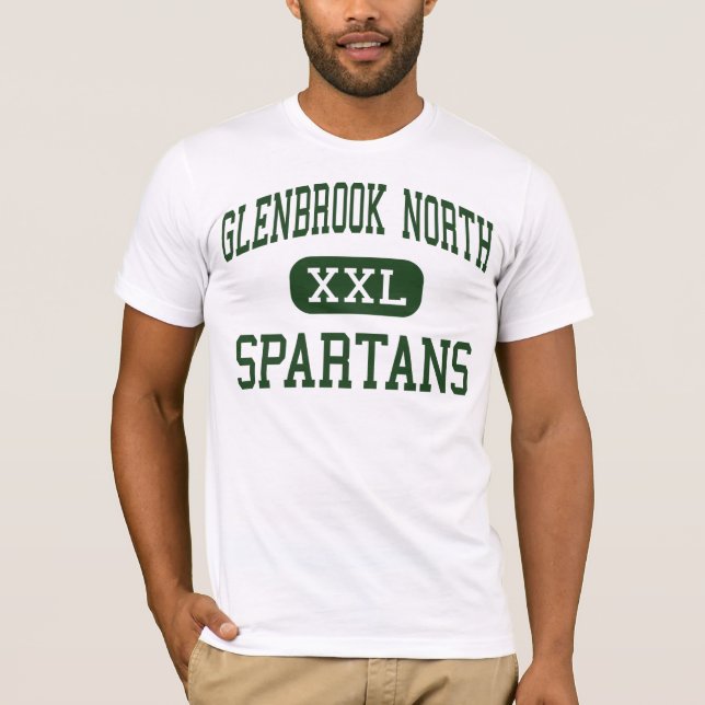 Glenbrook norr - Spartans - kick - Northbrook Tee (Framsida)