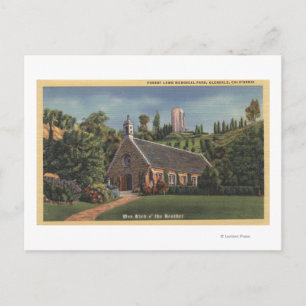 Glencairn, replik av Annie Laurie's kyrka Vykort