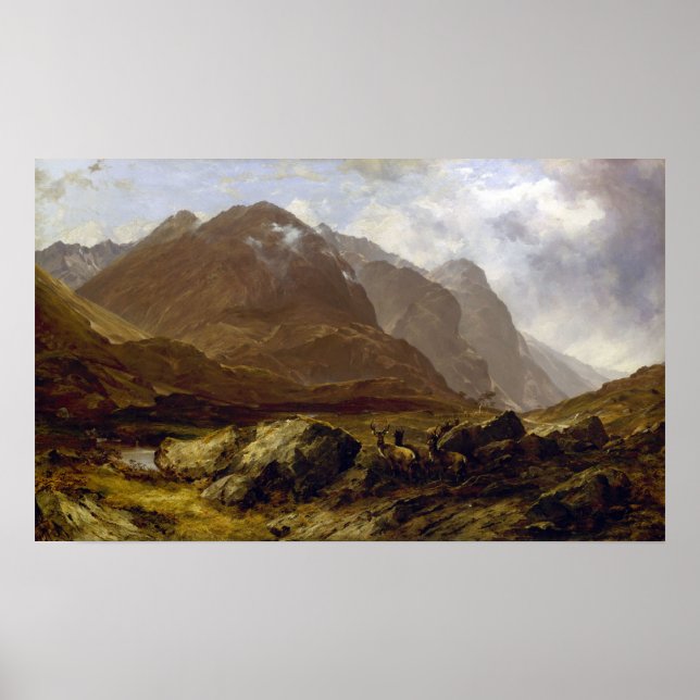Glencoe by Horatio McCulloch Poster (Framsidan)