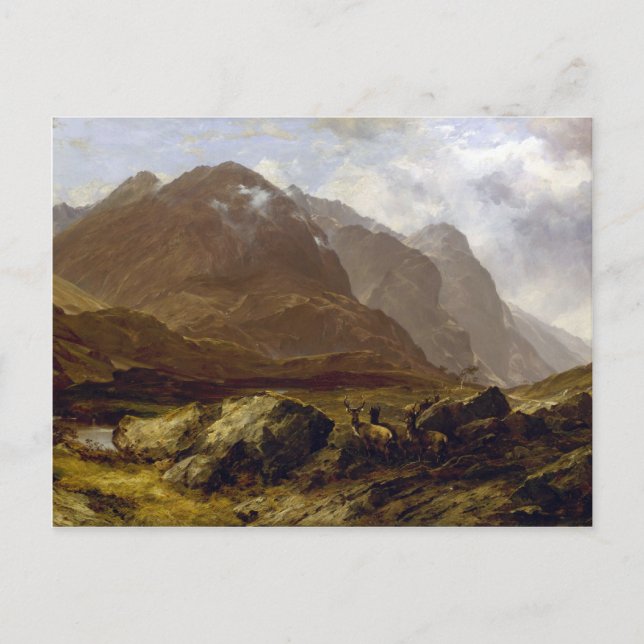 Glencoe by Horatio McCulloch Vykort (Framsida)