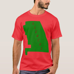 Glencoe IL kartlägger T Shirt