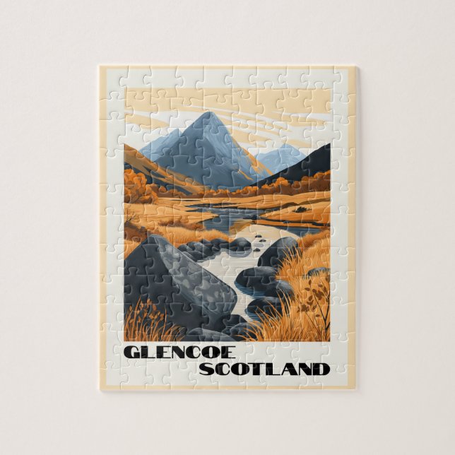 Glencoe, Skottland - Stunning Scottish Highlands Pussel (Vertikal)