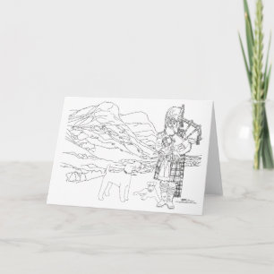 Glencoe Valley Scotland Kort