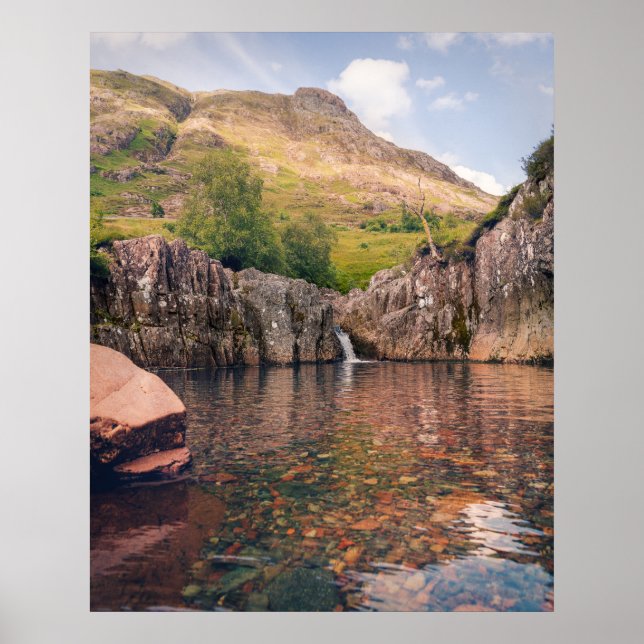 Glencoe vattenfallpool poster (Framsidan)