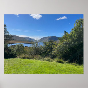 Glendalaugh Sjöar County Wicklow Ireland Europe Poster