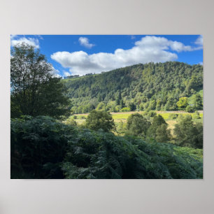 Glendalaugh Sjöar County Wicklow Ireland Europe Poster