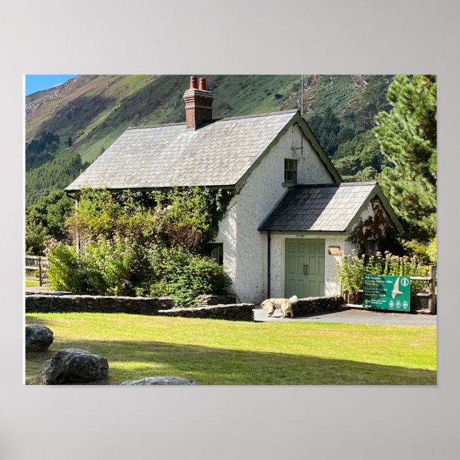 Glendalaugh Sjöar County Wicklow Ireland Europe Poster (Framsidan)