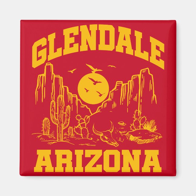Glendale,Arizona Magnet (Framsidan)
