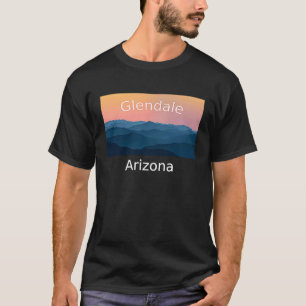 Glendale Arizona Mountain sunset hometown T Shirt