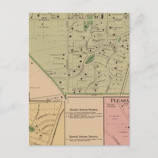 Glendale, Ohio Vykort (Framsida)
