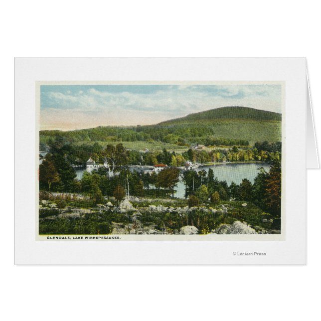 Glendale-vyn Hälsningskort (Framsidan Horizontal)