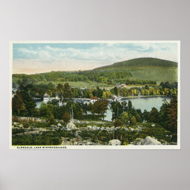 Glendale-vyn Poster (Framsidan)