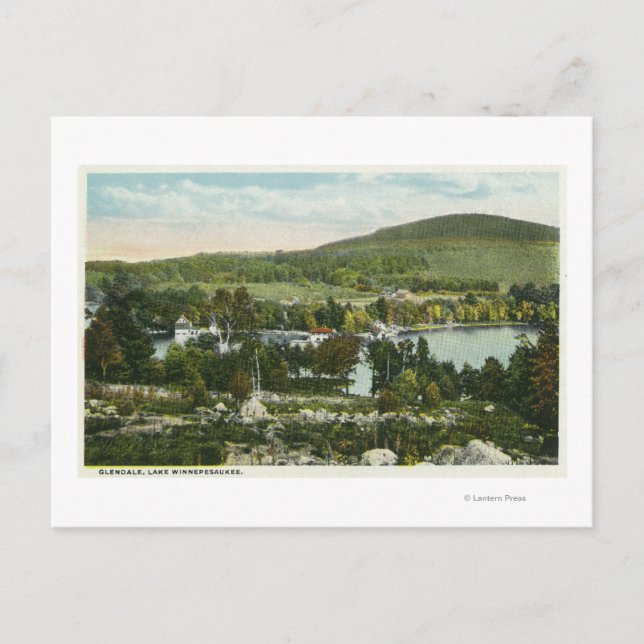 Glendale-vyn Vykort (Framsida)