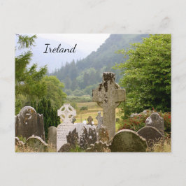 Glendalough Graveyard Ireland Vykort
