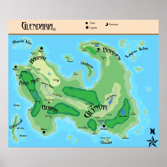 Glendaria Poster (Framsidan)