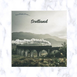 Glenfinnan Viaduct I Glenfinnan Skottland Vykort