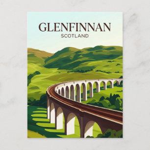 Glenfinnan Viaduct Skottland Vykort