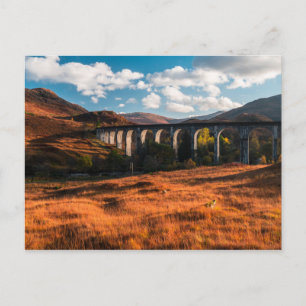 Glenfinnan Viaduct, Skottland Vykort