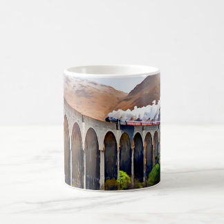 Glenfinnan viaduct steam tåg kaffe mugg
