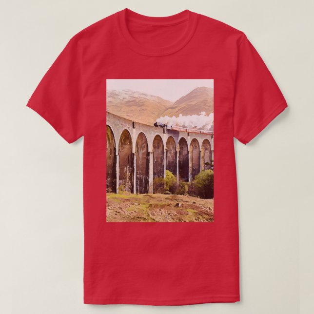 Glenfinnan Viaduct T Shirt (Design framsida)