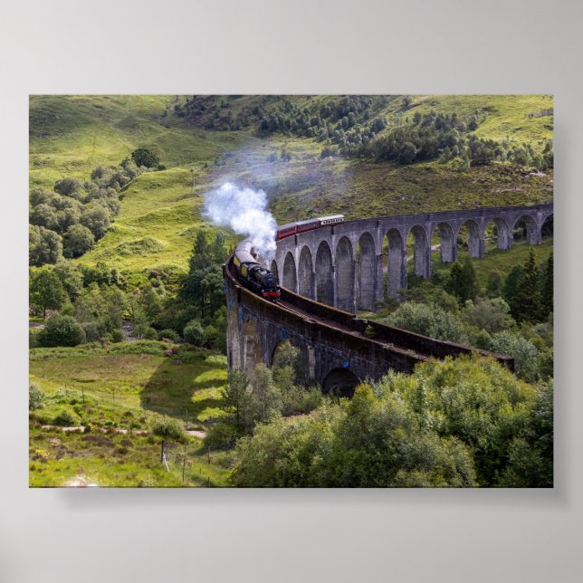 Glenfinnanviadukten i Skottland Poster (Framsidan)