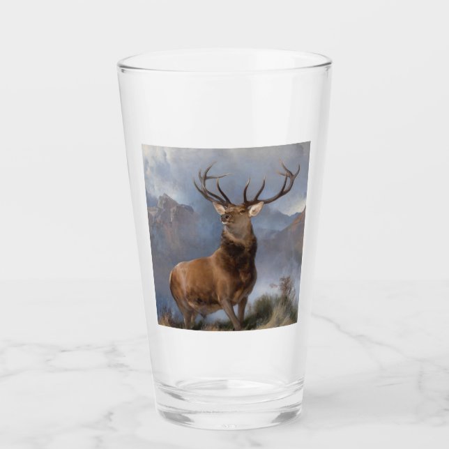Glenmonark (Vild Stag) (av Landseer) Glaskopp (Framsida)