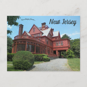 Glenmont Gods Home Thomas Edison New jersey Vykort