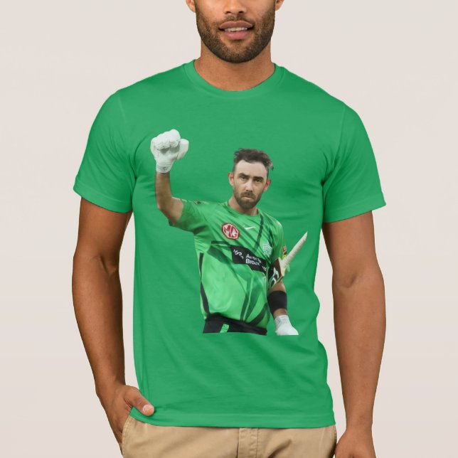 Glenn Maxwell Melbourne Stars Cricket Fan Art T Shirt (Framsida)