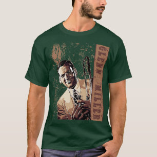 Glenn miller Brown Vintage T Shirt