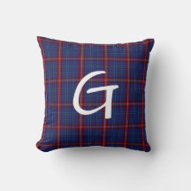 Glenn Play Monogrammed Pillow