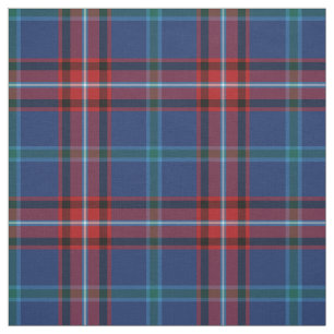 Glenn Tartan Mönster Blue Irish Play Tyg