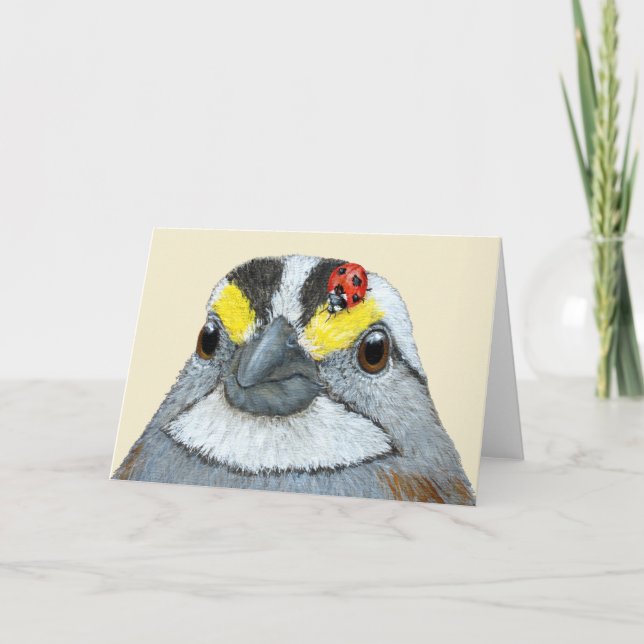 Glenn the sparrow Card Kort (Framsida)