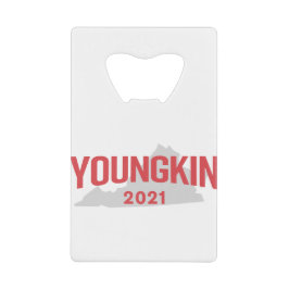 Glenn Youngkin för Virginia guvernör Kreditkort Flasköppnare