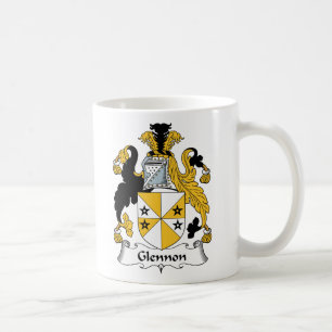 Glennon familjvapensköld kaffemugg