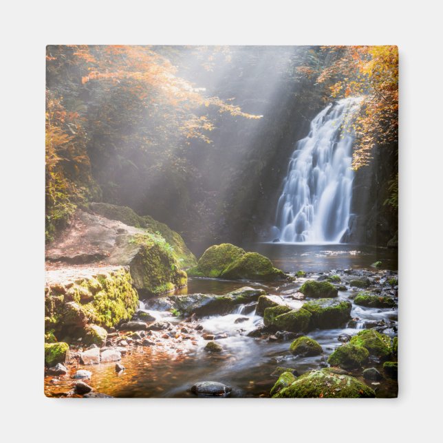 Glenoe Waterfall | Antrim, Nordirland Magnet (Framsidan)