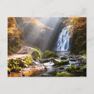 Glenoe Waterfall Antrim, Nordirland Vykort