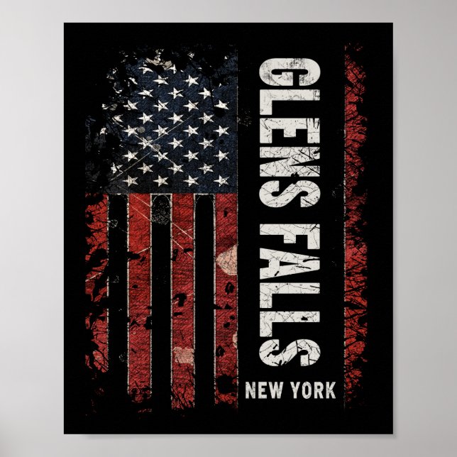 Glens Falls New York Poster (Framsidan)