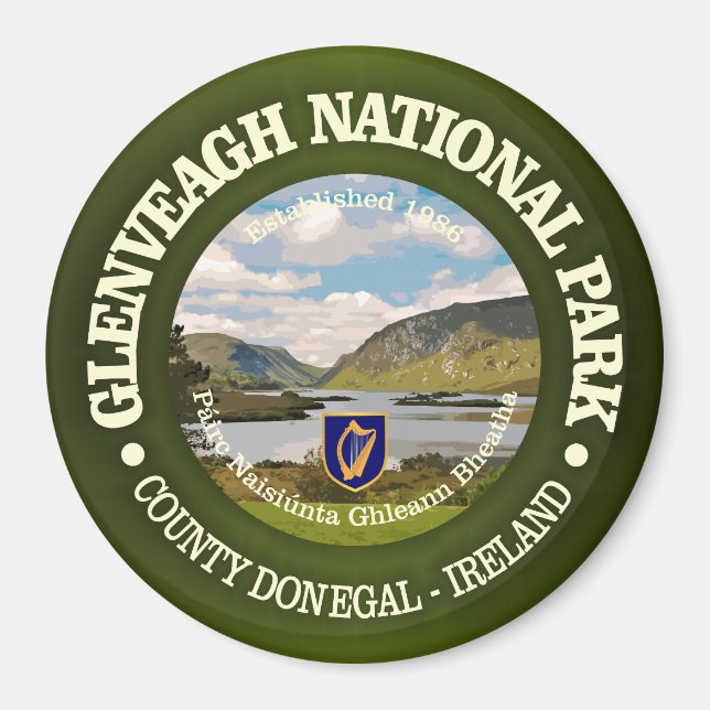 Glenveagh nationalpark magnet (Framsidan)