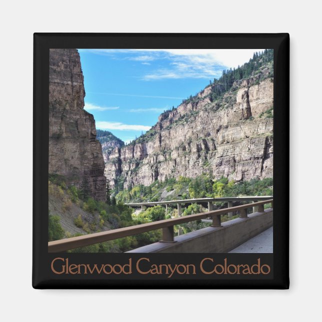 Glenwood Canyon Colorado Magnet (Framsidan)
