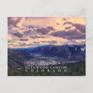Glenwood Canyon-vykort Vykort